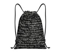 BYwenhopnbs Sac à cordon avec formule mathématique, sac à dos de gym léger pour hommes et femmes