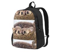 BYwenhopnbs Sac à dos d'école avec 15 compartiments pour ordinateur portable, motif chiots labradors et golden retriever, pour homme et femme
