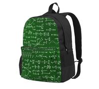 BYwenhopnbs Sac à dos d'école, de voyage, d'équations mathématiques, pour homme et femme, avec 15 compartiments pour ordinateur portable