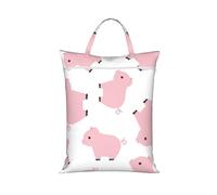 BYwenhopnbs Sac à linge Pink PigLaundry, sac de voyage imperméable avec fermeture éclair