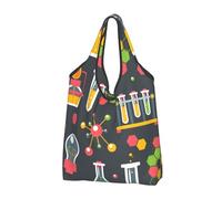 BYwenhopnbs Sac fourre-tout pliable pour les sciences de la chimie, imperméable et réutilisable, idéal pour les voyages.