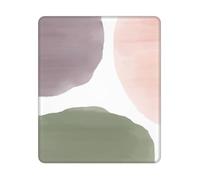 BYwenhopnbs Tapis de Souris carré à Motifs Aquarelle Modernes de Roses, Raisins et Sauge, Bords Cousus, 10 et 12 Pouces