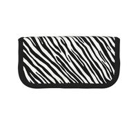 BYwenhopnbs Trousse à Crayons Grande capacité en Toile à Rayures zébrées Naturelles pour Filles