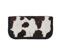 BYwenhopnbs Trousse à Crayons Grande capacité en Toile avec Motif Animal Africain Abstrait en Peau de Vache Noire pour Filles