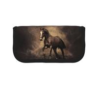 BYwenhopnbs Trousse à Crayons Grande capacité en Toile avec Motif Cheval au Galop, idéale pour Les Filles