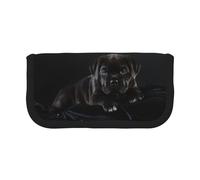 BYwenhopnbs Trousse à Crayons Grande capacité en Toile avec Motif Chiot Cane Corso Noir pour Filles