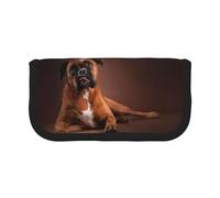 BYwenhopnbs Trousse à Crayons Grande capacité en Toile avec Motif de Chien Boxer couché pour Filles