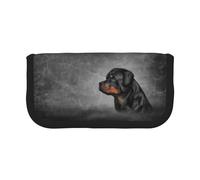 BYwenhopnbs Trousse à Crayons Grande capacité en Toile avec Motif de Chien Rottweiler pour Filles