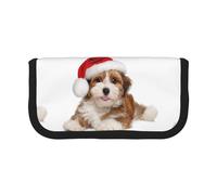 BYwenhopnbs Trousse à Crayons Grande capacité en Toile avec Motif de Chiot Bichon Havanais pour Filles