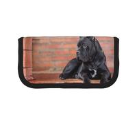 BYwenhopnbs Trousse à Crayons Grande capacité en Toile avec Motif de Gros Chiens Noirs Cane Corso pour Filles