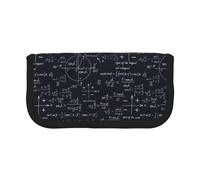 BYwenhopnbs Trousse à Crayons Grande capacité en Toile avec Motifs mathématiques et Formes géométriques pour Filles