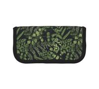 BYwenhopnbs Trousse à Crayons Grande capacité en Toile Motif Feuilles botaniques pour Filles