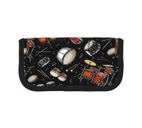 BYwenhopnbs Trousse à Crayons Grande capacité en Toile Noire de la Collection Jazz pour Filles