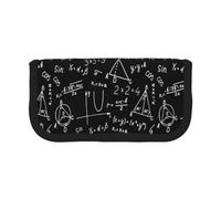 BYwenhopnbs Trousse à Crayons Grande capacité en Toile pour Filles, Motif algèbre, géométrie, mathématiques abstraites