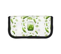 BYwenhopnbs Trousse à Crayons Grande capacité en Toile pour Filles, Motif Concombre et cornichon