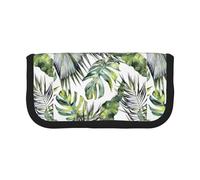 BYwenhopnbs Trousse à Crayons Grande capacité, Motif Jardin Tropical, en Toile, pour Filles