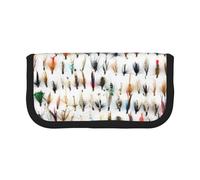 BYwenhopnbs Trousse à Crayons Grande capacité, Trousse à Crayons en Toile pour Filles, sélection de Mouches Traditionnelles pour la pêche à la Truite