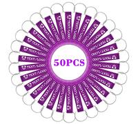 BYWEXCLESD Décapsuleur Personnalisable Ouvre Bière Personnalisé Porte-clés Ouvre Bouteille Gravure, Cadeau pour Noel Mariage Fête Papa Mari,50 PCS, Violet