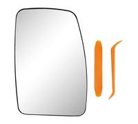 Bywindup Rétroviseur extérieur en verre Rétroviseur latéral convexe chauffant Côté droit Compatible avec Renault Master 3 DCi Nissan NV400 Opel Movano B CDTi Remplacement pour 963655132R