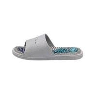 BYWXW Acupression Massage Pantoufles Thérapeutiques Réflexologie Sandales pour Pied Massage Shiatsu Arch Soulagement de la Douleur Antidérapantes pour Baignoire Douche (Size:EU 40/41,Color:Gris)