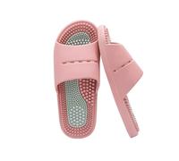 BYWXW Acupression Massage Pantoufles Thérapeutiques Réflexologie Sandales pour Pied Massage Shiatsu Arch Soulagement de la Douleur Antidérapantes Pour Baignoire Douche (Size:EU 40/41,Color:Rose)