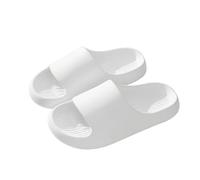 BYWXW Chaussons de douche Sandales,Massage au point vague antidérapantes à séchage rapide pour femmes et hommes Idéales pour la salle de bain,la plage et la salle de sport(Size:EU 38/39,Color:Blanc)