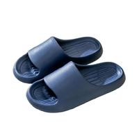 BYWXW Chaussons de douche Sandales,Massage au point vague antidérapantes à séchage rapide pour femmes et hommes Idéales pour la salle de bain,la plage et la salle de sport(Size:EU 50/51,Color:Bleu)
