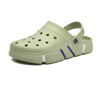 BYWXW Hommes Tendance Wear Pantoufles,Douche Léger Antidérapantes Maison Été Massage Doux Chaussures de Plage,Outdoor Respirantes Sandales (Size:EU 50,Color:Vert)