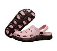 BYWXW Sabots Hommes Respirant été Sandales de Plage, réglable Slide Jardin Chaussures Pantoufles antidérapantes intérieur et extérieur été Sandales de Plage(Size:EU 39,Color:Pink)