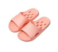BYWXW Tongs de couple d'été, Claquettes de Douche Avec trou de drainage Chaussons Antidérapantes Intérieur Extérieur Pantoufles À Semelles Épaisses(Size:EU 38/39,Color:Rose)