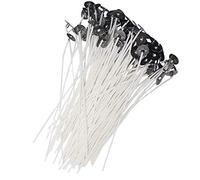 BYYLECL Lot de 100 mèches de bougie en coton tissé pour décoration de table 10 cm / 25 cm / 15 cm