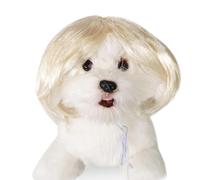 BYYLECL Perruque de cosplay pour chien et chat de petite et moyenne taille 30,5 à 61 cm
