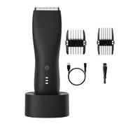 BYYLECL Tondeuse à cheveux rechargeable IPX7 étanche pour cheveux secs et humides pour bikini, aisselles, jambes, bras, corps et visage - Noir