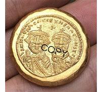 Byzance Empire Solidus 626-629 Copie Pièces 21MM Collection de Décoration Cadeau