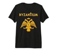 Byzance Orthodoxie Croix Empire Byzantin T-Shirt Haut de Gamme