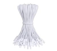 BYZANDQI Lot de 12 tendeurs en caoutchouc avec crochets - 25 cm - Tendeur de bâche en caoutchouc - Pour bâche, tente, camping