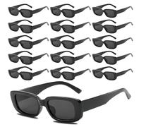 BYZESTY Lunettes De Soleil, 16 PCS Lunettes De Soleil Vintage, Lunettes De Soleil Femme, Lunette Soleil Femme Pour Extérieur Voyage Conduire
