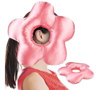 BYZESTY Oreiller avec Trou, Coussin Piercing avec Trou, Oreiller Beignet, Piercing Pillow, Coussin Piercing Oreille pour Personnes Dormant sur Côté