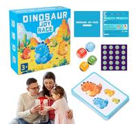 Byzieir Cartes de Dinosaures,Ensemble De Jeux De Société De Compétition | Jeu de Dinosaure pour Apprendre Les Maths - pour Garçons et Filles à la Maison École et Fête