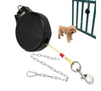 Byzieir Laisse pour Chien Rétractable - Extra-Longue et Résistante 5 mètres,avec Support Mural Intérieur Extérieur - pour la Marche la Course Le Camping la Plage et Le Jardin des Petites aux Grandes