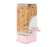 Byzieir Mangeoire Automatique pour Perroquet en Cage - Alimentation Claire pour Perruches | Distributeur de Nourriture pinsons | pour Amoureux des Animaux Aras Conures Refuges Zoos Volières Salon