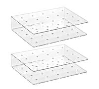 Byzieir Présentoir À Cake - 2 Accessoires de Table en Acrylique pour Desserts,Support Transparent pour Candy,pour Pâtissiers, Boulangers, Anniversaires, Baby Showers, Réunions Et Fêtes De