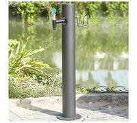 BYZOMU Colonne à Eau de Jardin Support D'extension De Robinet De Jardin en Acier Inoxydable, Colonne d'eau Extérieure Résistante Au Gel avec Robinet en Cuivre Et Tuyau d'eau(Style 2,20.5x86CM)