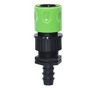 bzcemind 1pcs Greenhouse Barb Connecteur Rapide pour 16mm 20mm 25mm 25mm PE Tuyau PE Tuyau 3/4" Garden Adaptateur de Tuyau d'eau Robinet d'arrosage,KSL01-KIT254-16mm