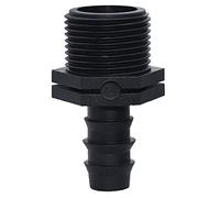 bzcemind 4pcs 1/2" 3/4" Connecteur de Filetage Femelle mâle à Barb 16mm 20mm 20mm 25mm PE Tuyau de Tuyau de Jardin Système d'arrosage à Goutte d'irrigation,3/4 Male for 16mm PE Hose