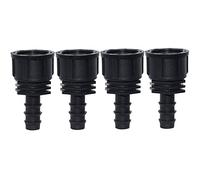 bzcemind 4pcs 1/2" 3/4" Connecteur de Filetage Femelle mâle à Barb 16mm 20mm 20mm 25mm PE Tuyau de Tuyau de Jardin Système d'arrosage à Goutte d'irrigation,3/4 Female for 16mm PE Hose