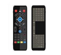 bzcemind Rétro-éclairés Touch Pad Jeu Mini Clavier pour la Voix télécommande Domaine de Gyroscope 2.4g IR LED Lumière pour la boîte à télévision Smart TV,with Voice