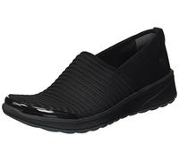 BZees Femme Glee Sneaker Basket, Tricot côtelé Noir, 39 EU
