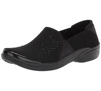 BZees Pantoufles Poppyseed pour Femme, Strass Noirs, 41 EU