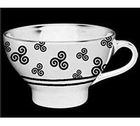 bzh Bolée à cidre Blanche farandole de triskells